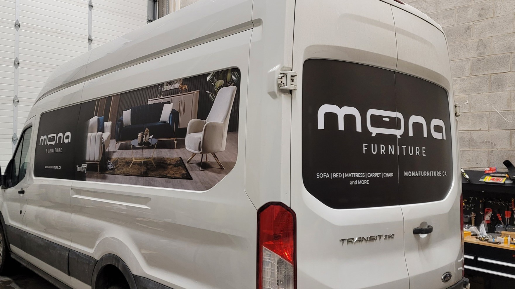 Vehicle Wrap · Mona Furniture by Kerem Sign