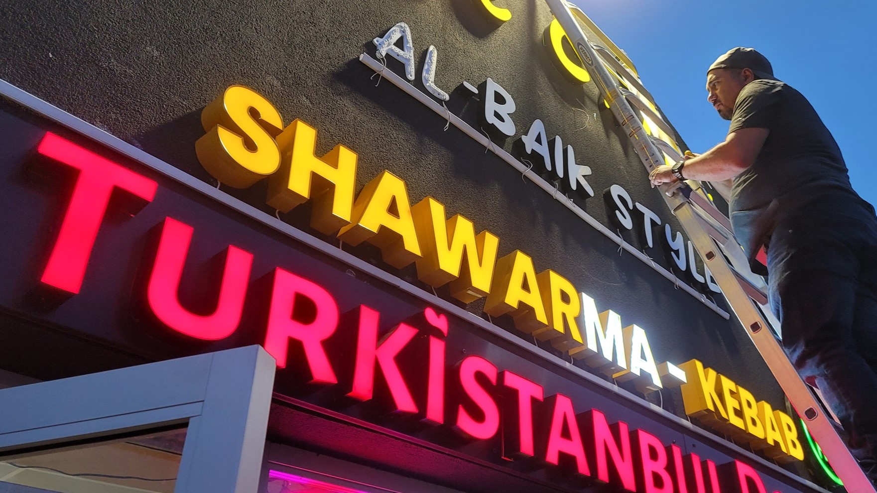 Channel Letters · Restaurant Storefront by Kerem Sign